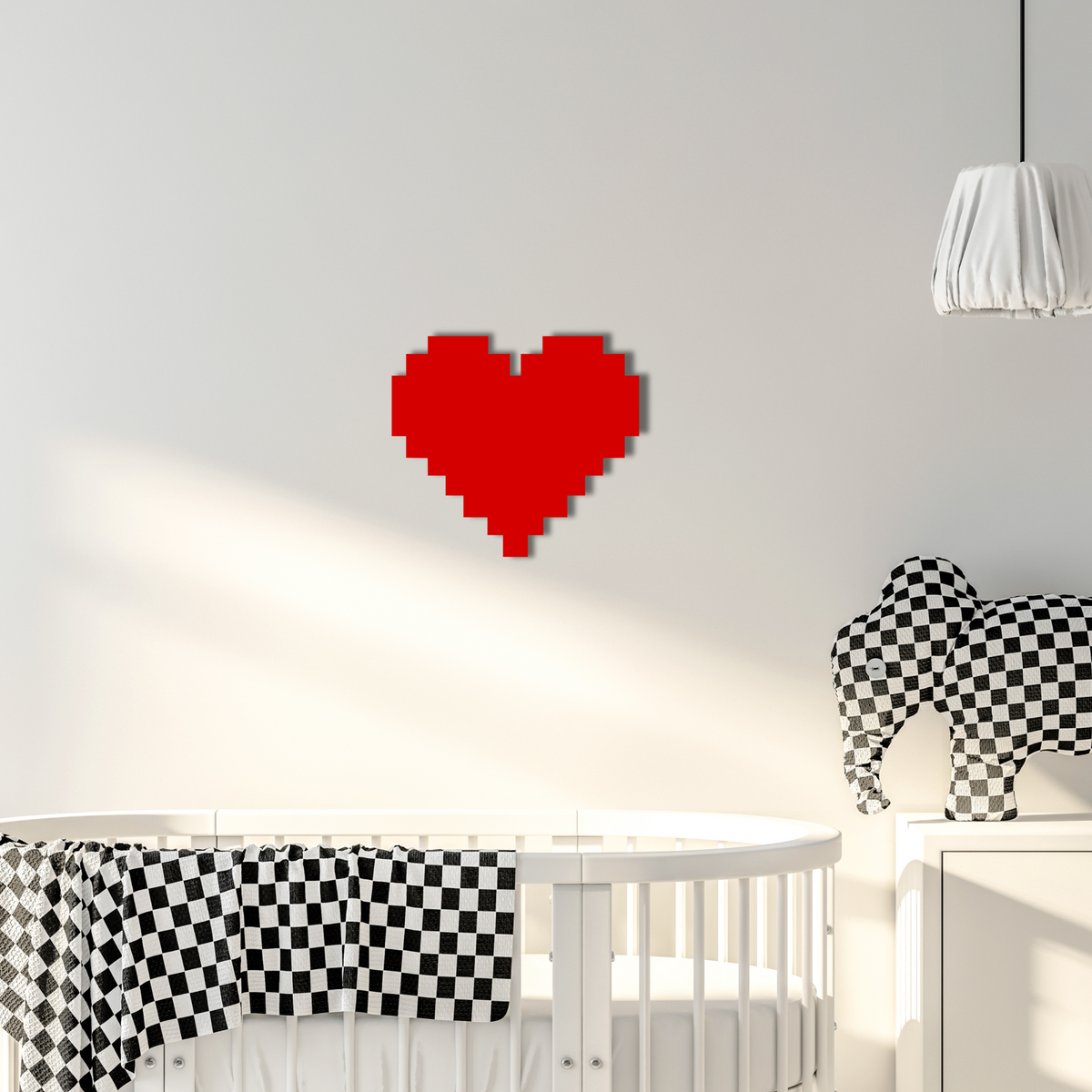 HEART , Μεταλλικό διακοσμητικό τοίχου