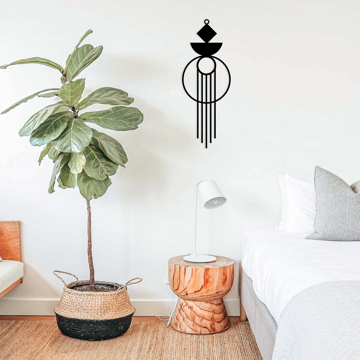 MODERN MACRAME, Μεταλλικό διακοσμητικό τοίχου