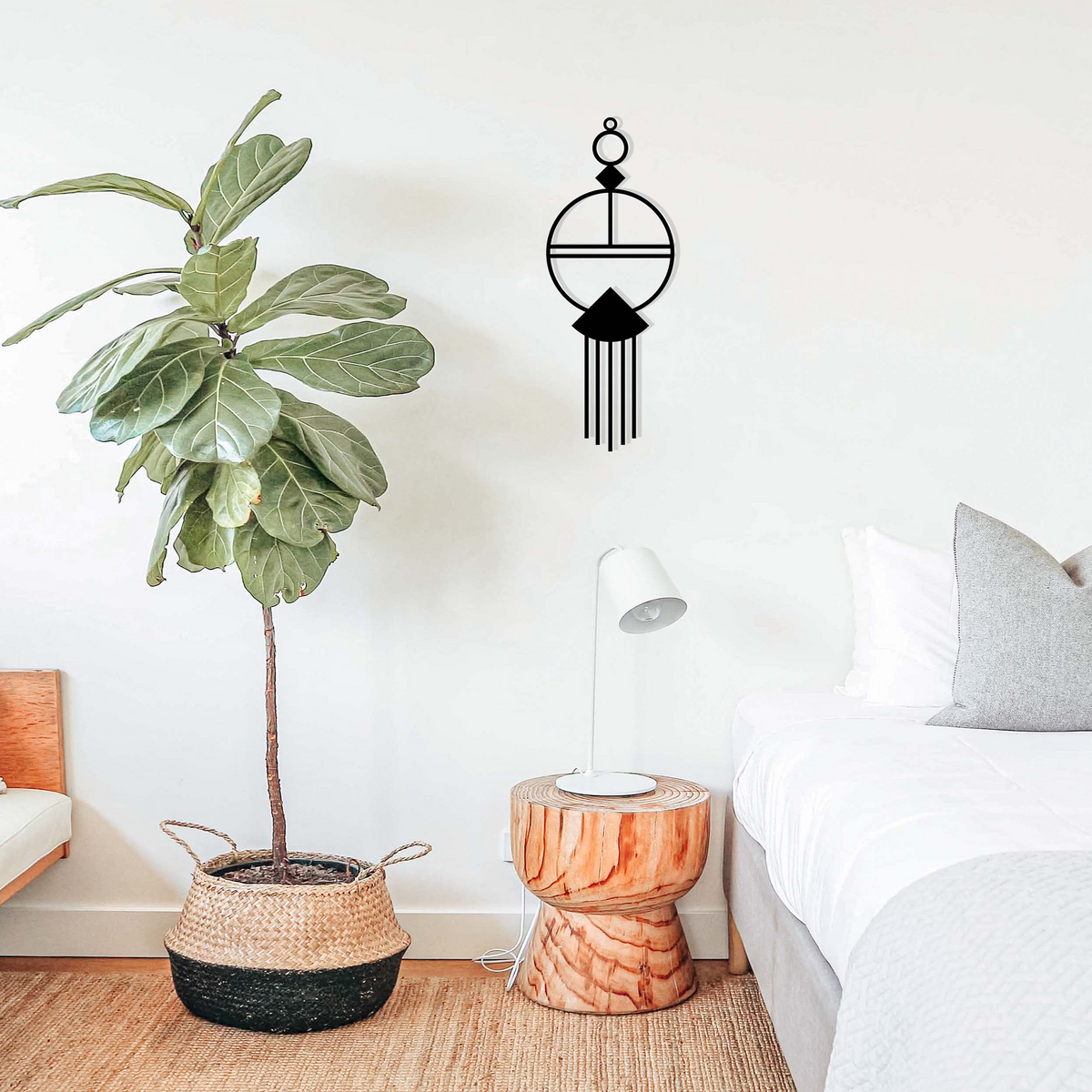 MODERN MACRAME, Μεταλλικό διακοσμητικό τοίχου