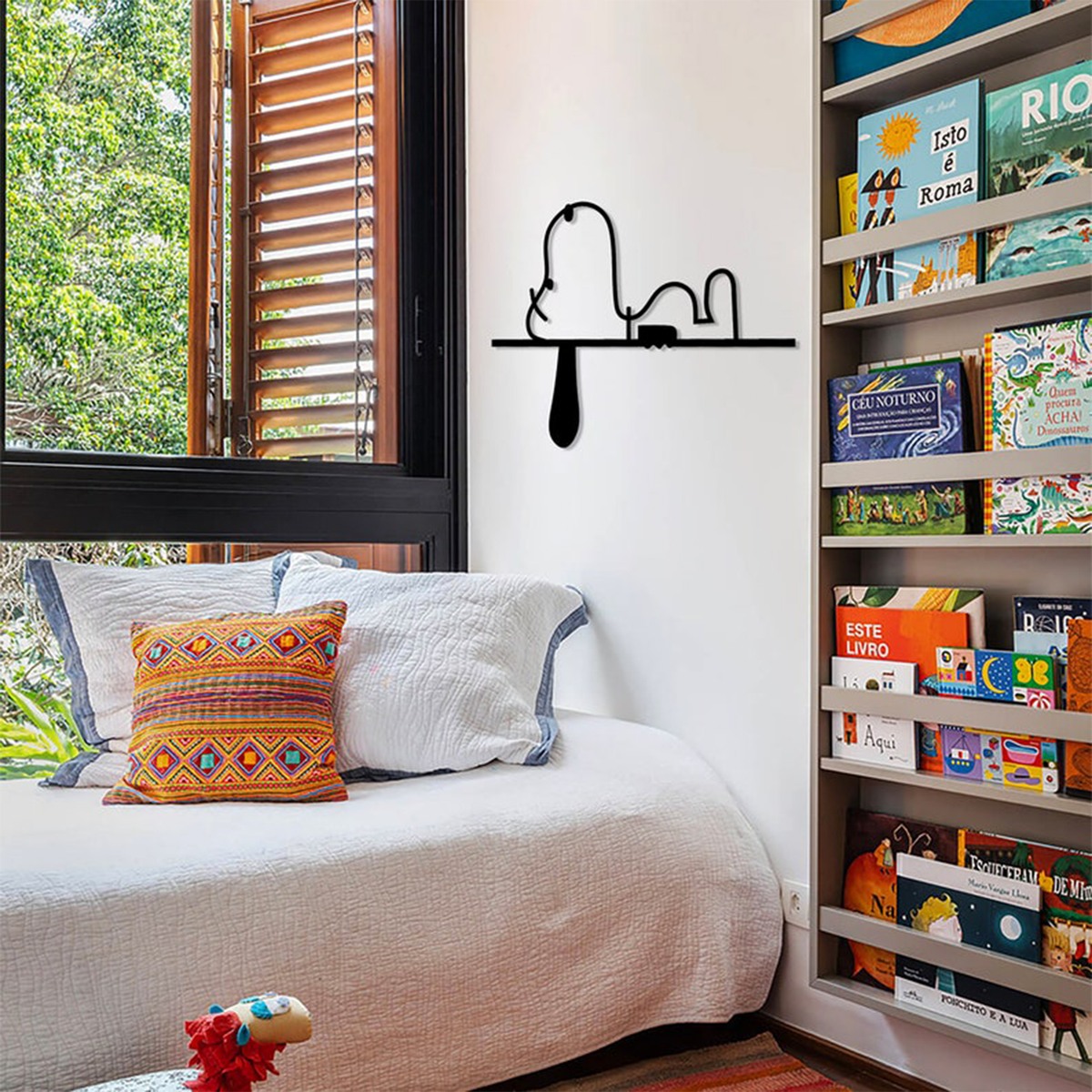 SLEEPY SNOOPY, Μεταλλικό διακοσμητικό τοίχου