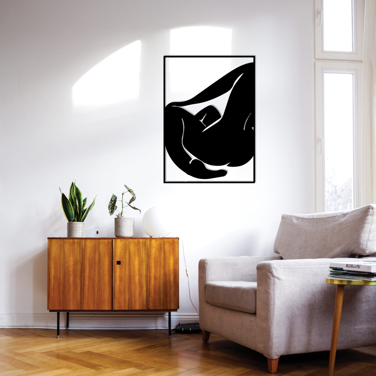 Blue NUDE,Herni Matisse ,Μεταλλικό διακοσμητικό τοίχου