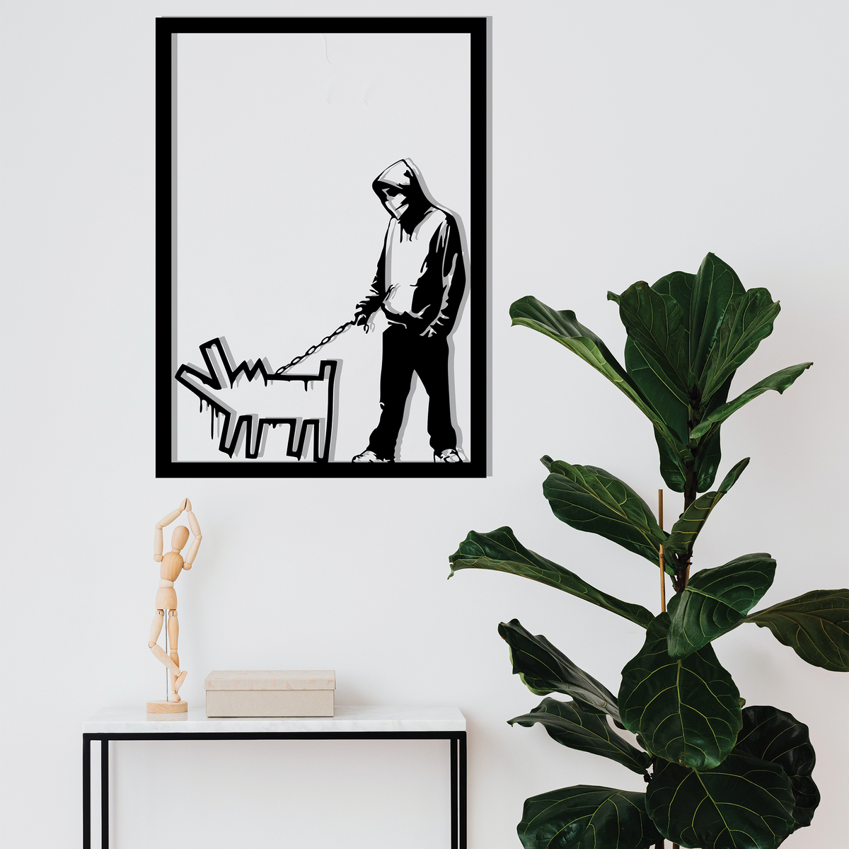 CHOOSE YOUR WEAPON ,BANKSY,Μεταλλικό διακοσμητικό τοίχου